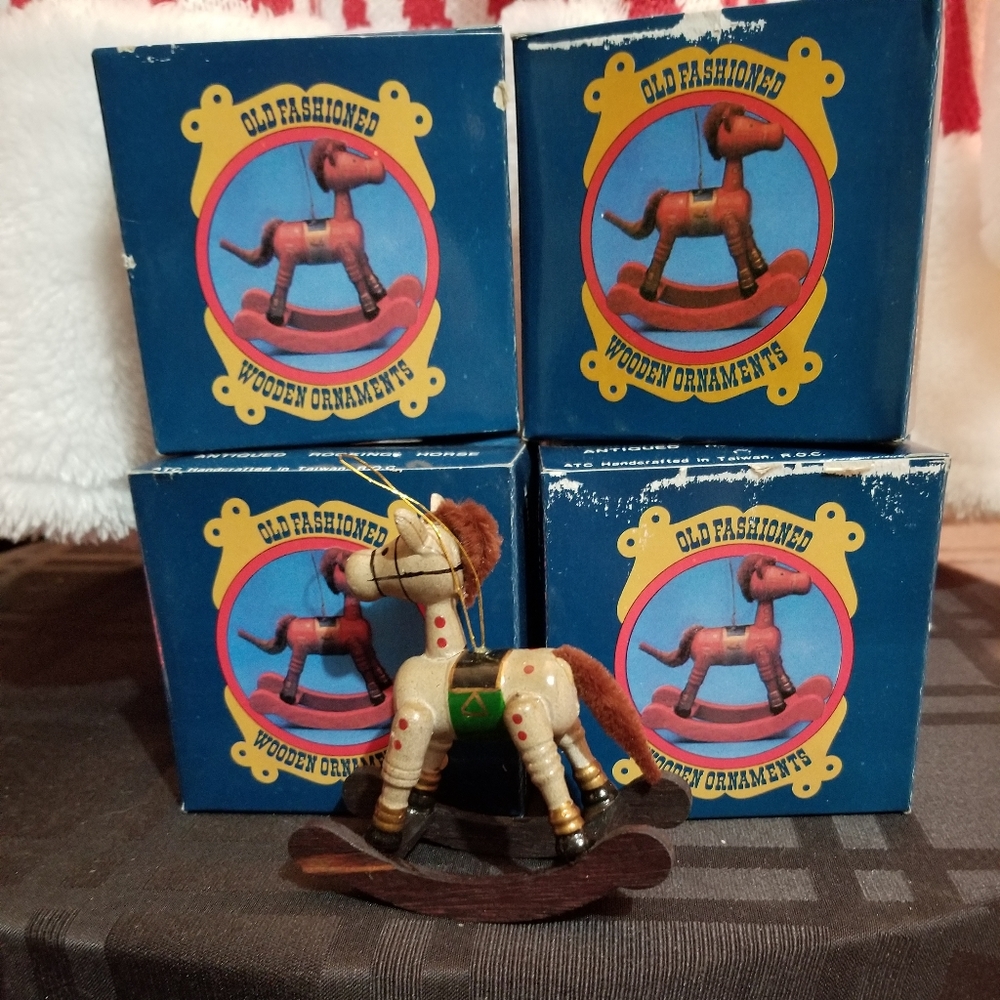 Toy Horse Christmas Ornaments